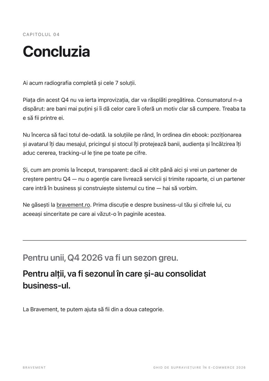 Pagină din ghid cu lista surselor citate